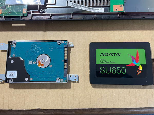 ハードディスクとSSD