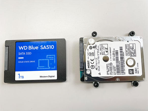 ストレージ交換