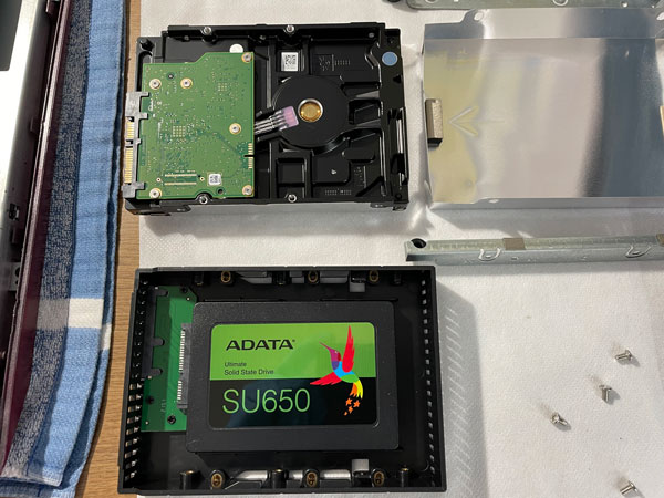 ハードディスクとSSD