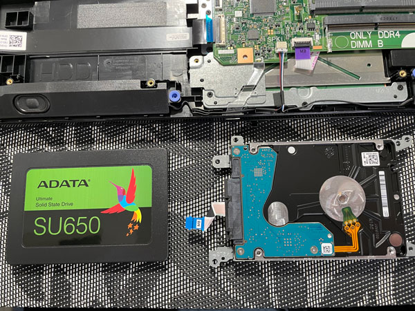 SSDに交換